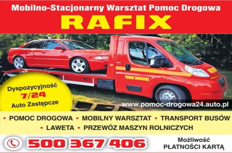 Zdjęcie firmy: Mobilno Stacjonarny Warsztat RAFIX - Pomoc Drogowa